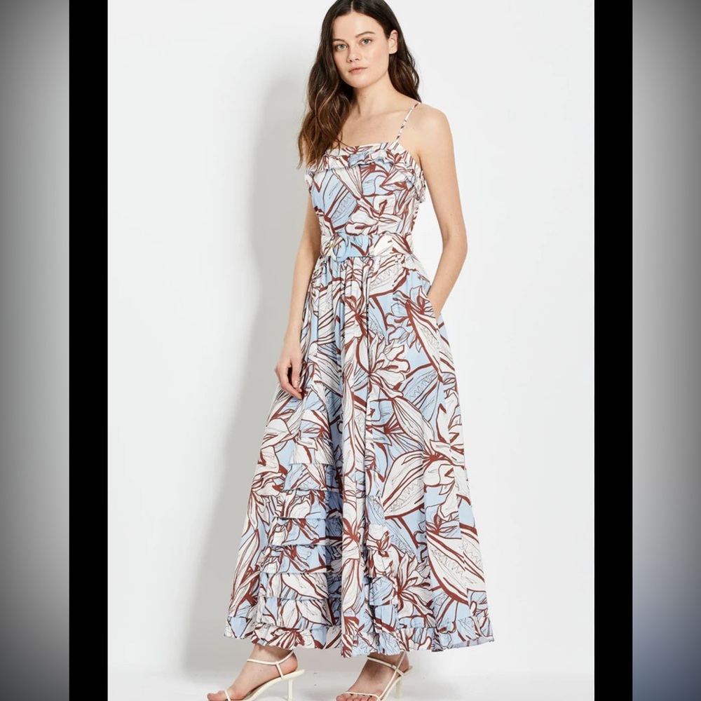 Nicholas the Label
Julie Dress — Mocha Etched Floral